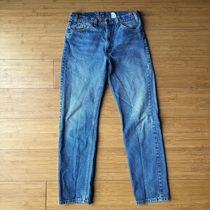 Levi’s 505 Vintage Orange Tab Jeans 33 x 32
